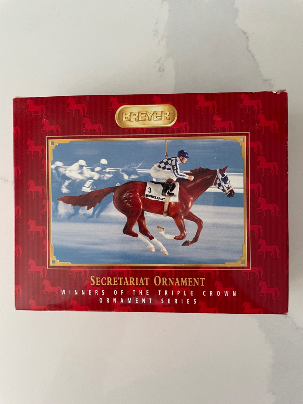 Breyer Secretariat Winners of the Triple Crown ornament